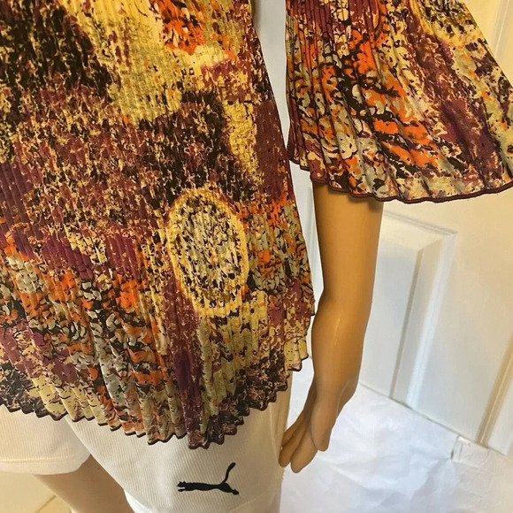 Y2K Blouse Top Bell Sleeves Stretch Romantic Fairycore Art To Wear Boho Lady M - Picture 6 of 11